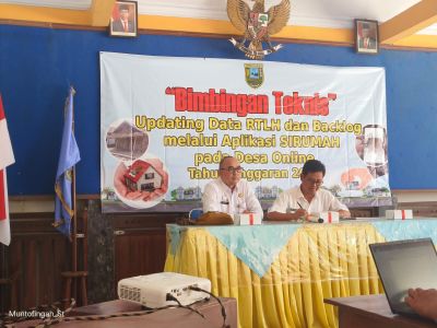 Bimtek dan Pelatihan Up dating Data Rumah Tidak Layah Huni (RTLH) Kecamatan Kutowinangun Kabupaten Kebumen 2023 